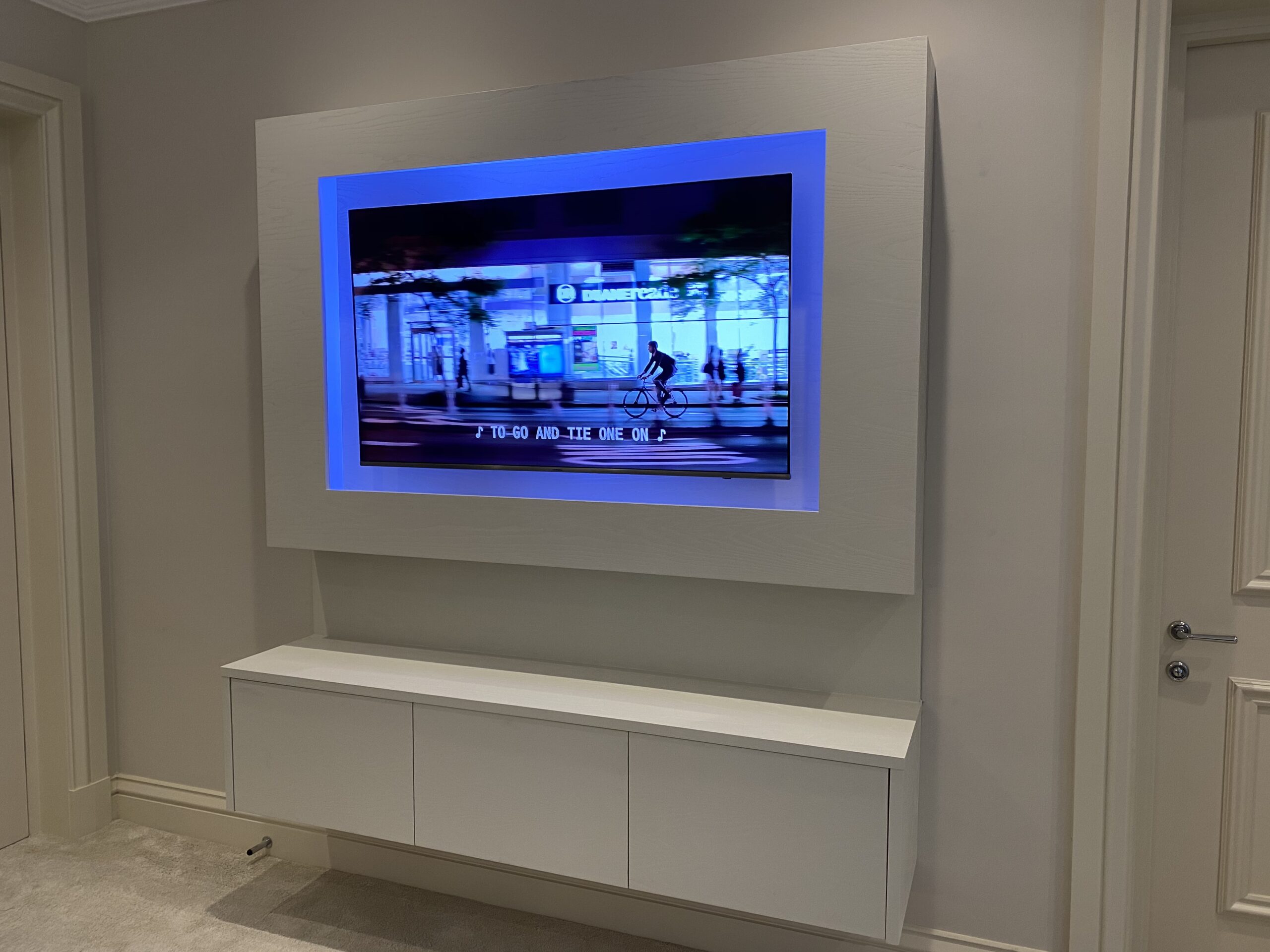 Bespoke TV cabinet - Creative Design and Build