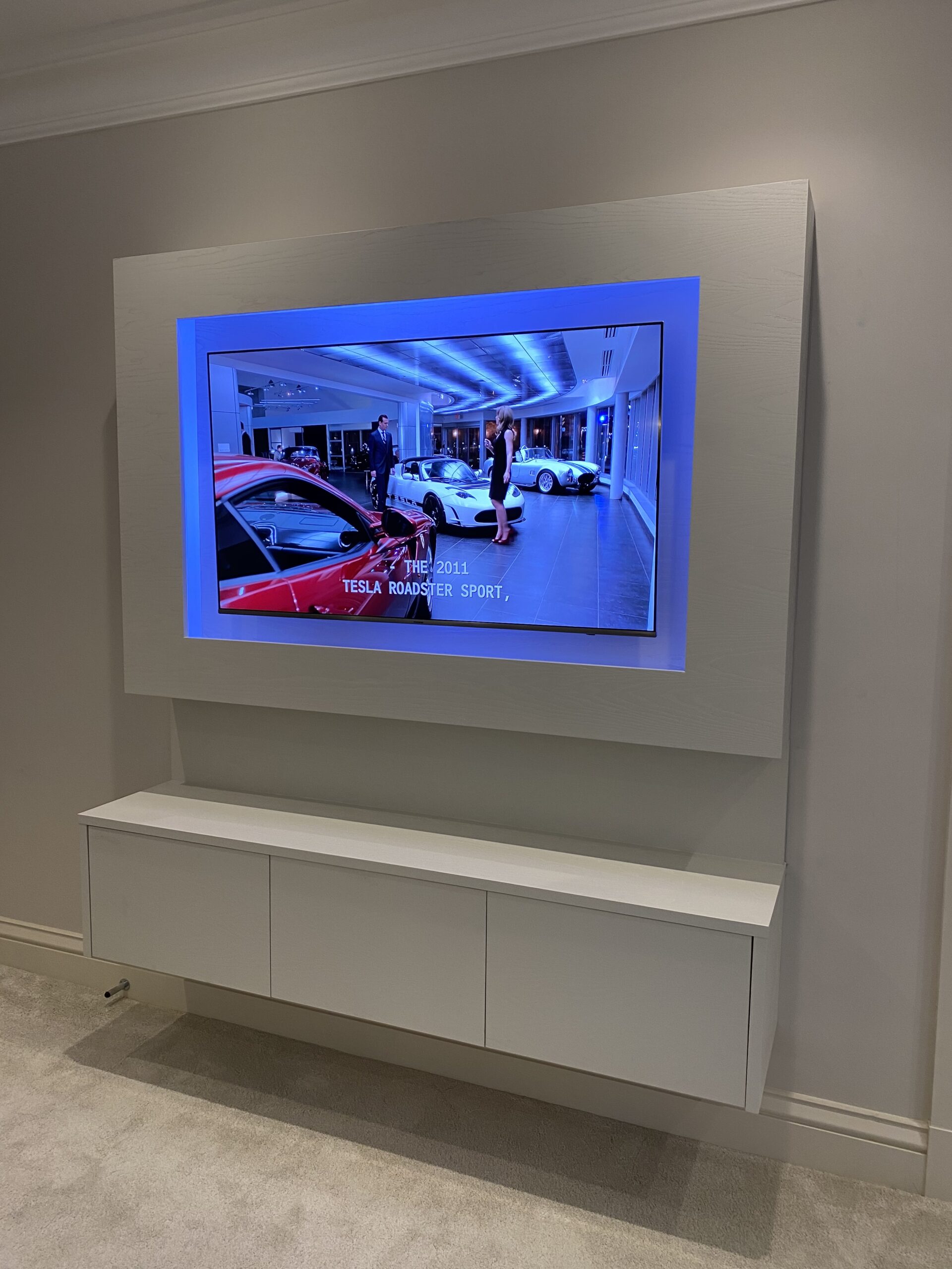 Bespoke TV cabinet - Creative Design and Build