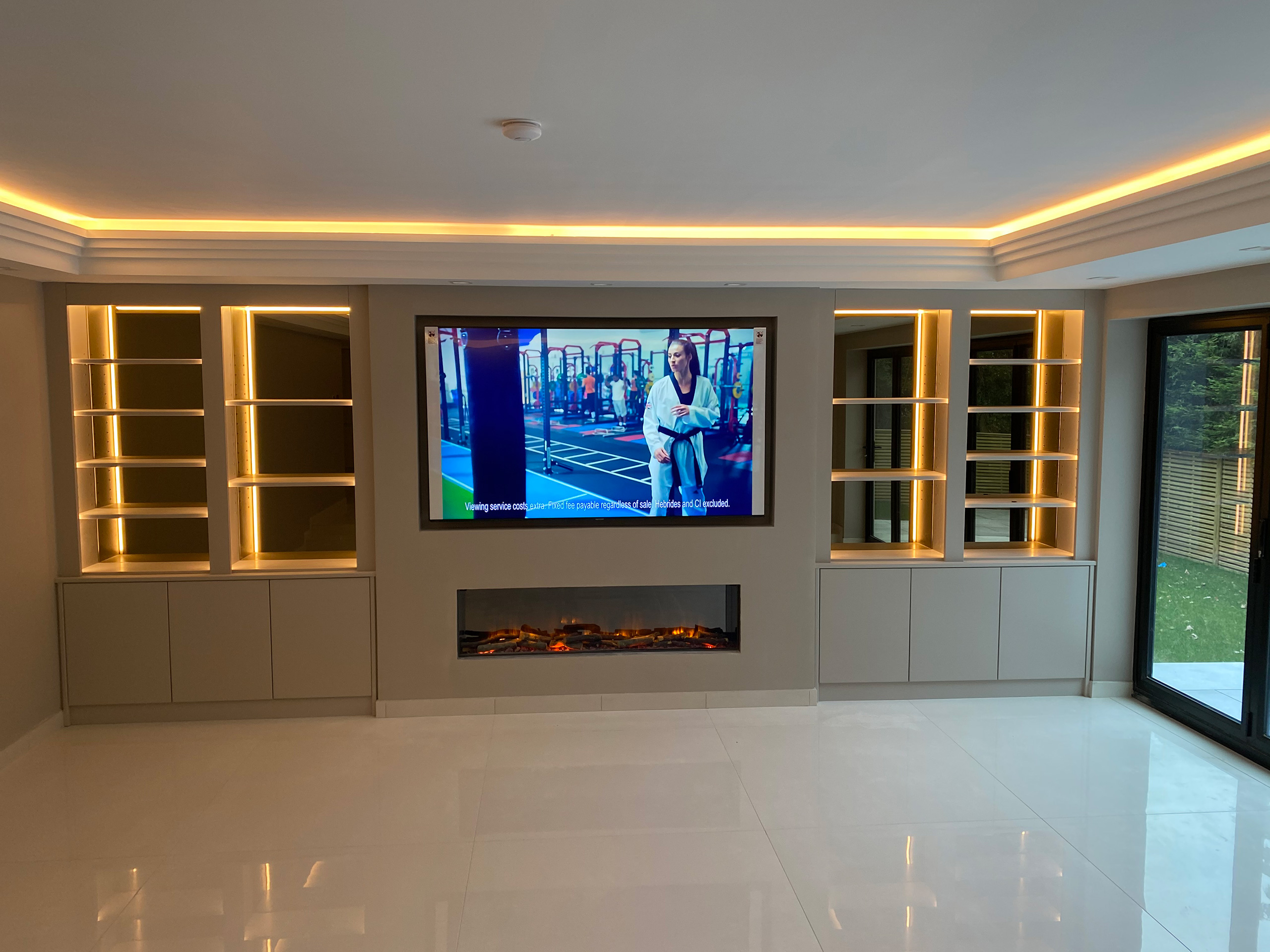 Bespoke TV cabinet - Creative Design and Build